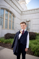 Zac's baptism pictures